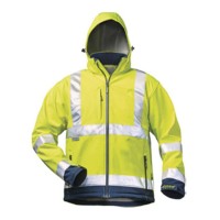 CASACO SOFTSHELL BICOLOR AZUL ESC/AMARELO AV 22732